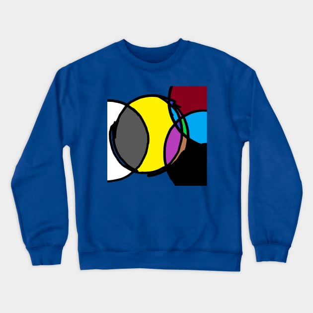 circle pattern, abstraction Crewneck Sweatshirt by zzzozzo